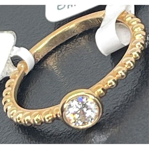 De Beers Forevermark Natural Diamond Solid 18K Rose Gold Ring (1/4 ct.) SZ 7 NWT - Picture 4 of 16